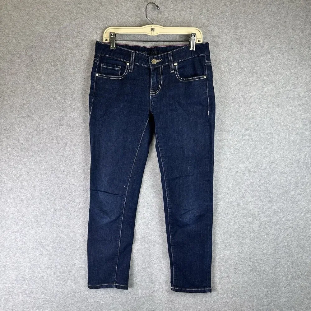 Kate Spade Size 25x24 Broome Street Skinny Women's Denim‎ Blue Jeans Career Slim